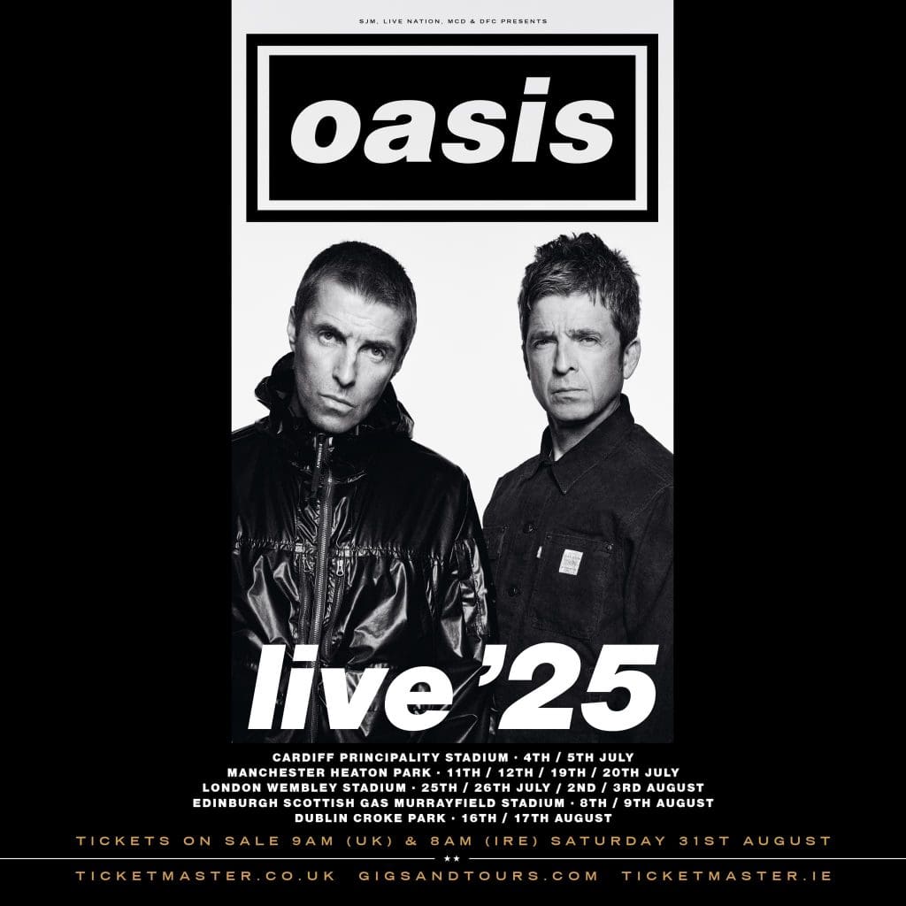 oasis tour tickets